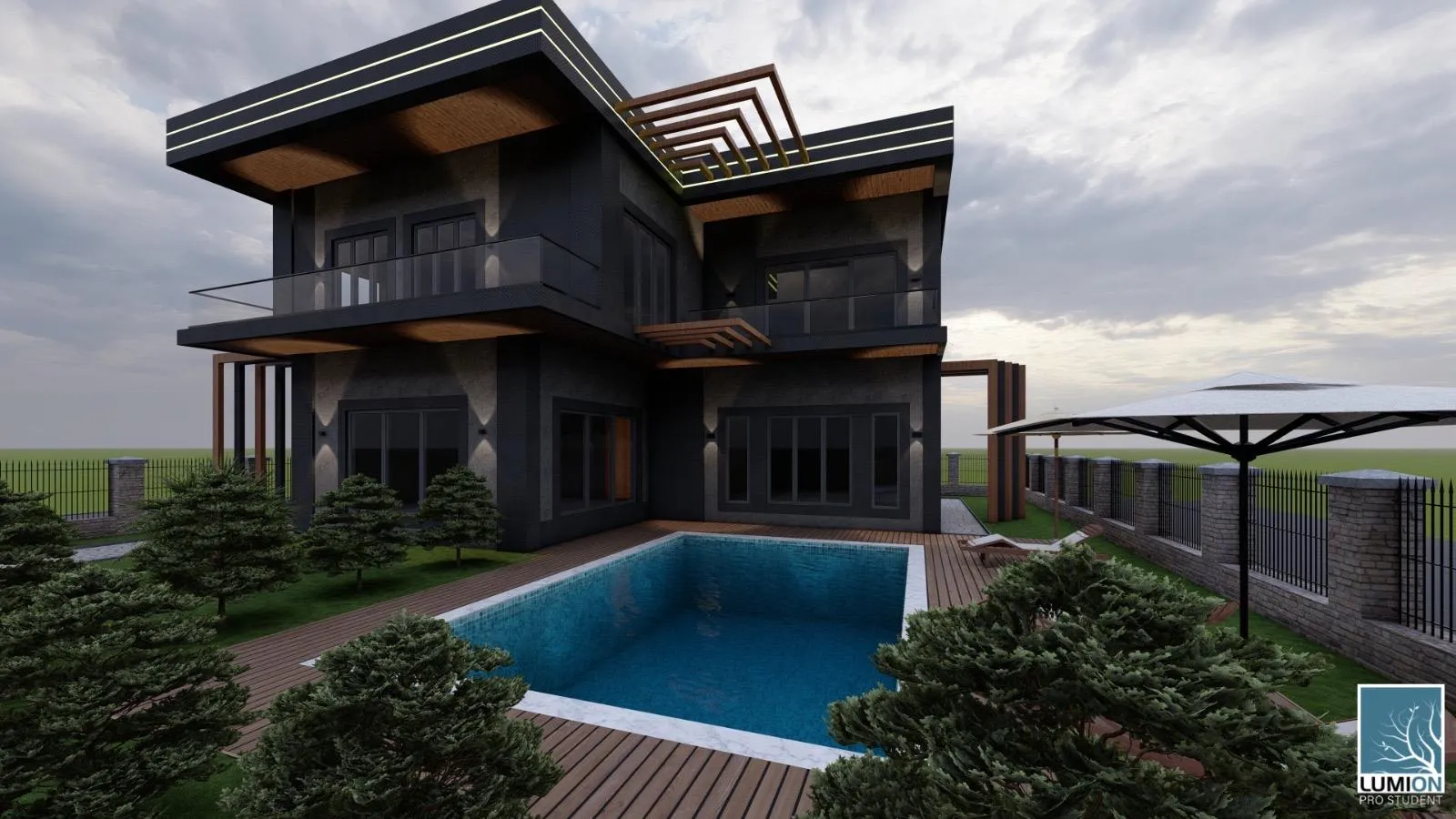 Modern Villa Tasarımı NEWBER YAPI MİMARLIK
